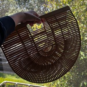 Cult Gaia basket purse large